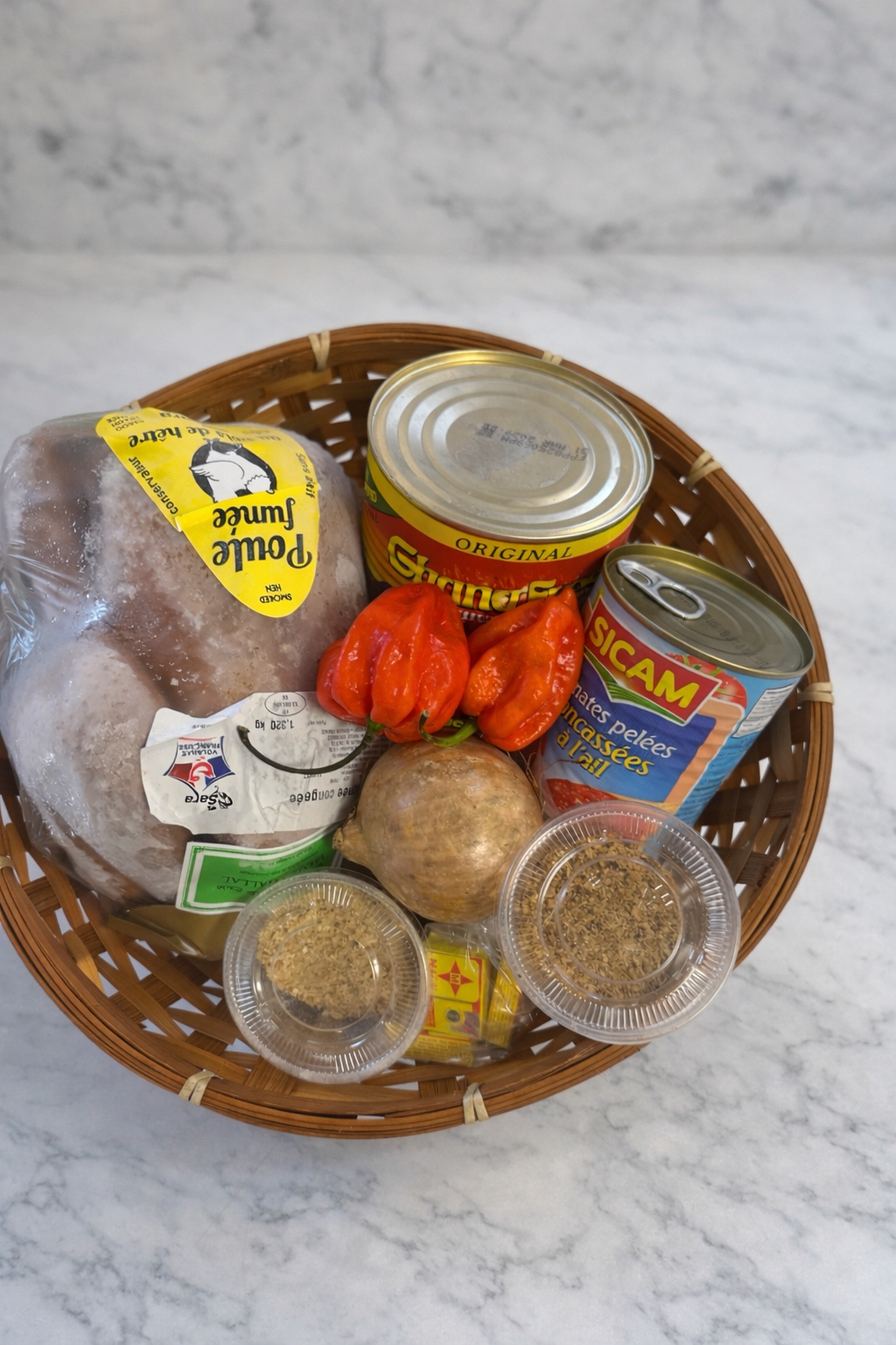 Panier sauce graine ivoirienne - kit complet prêt à cuisiner