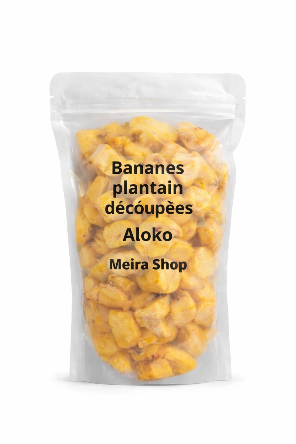 Bananes plantain découpées (500g)