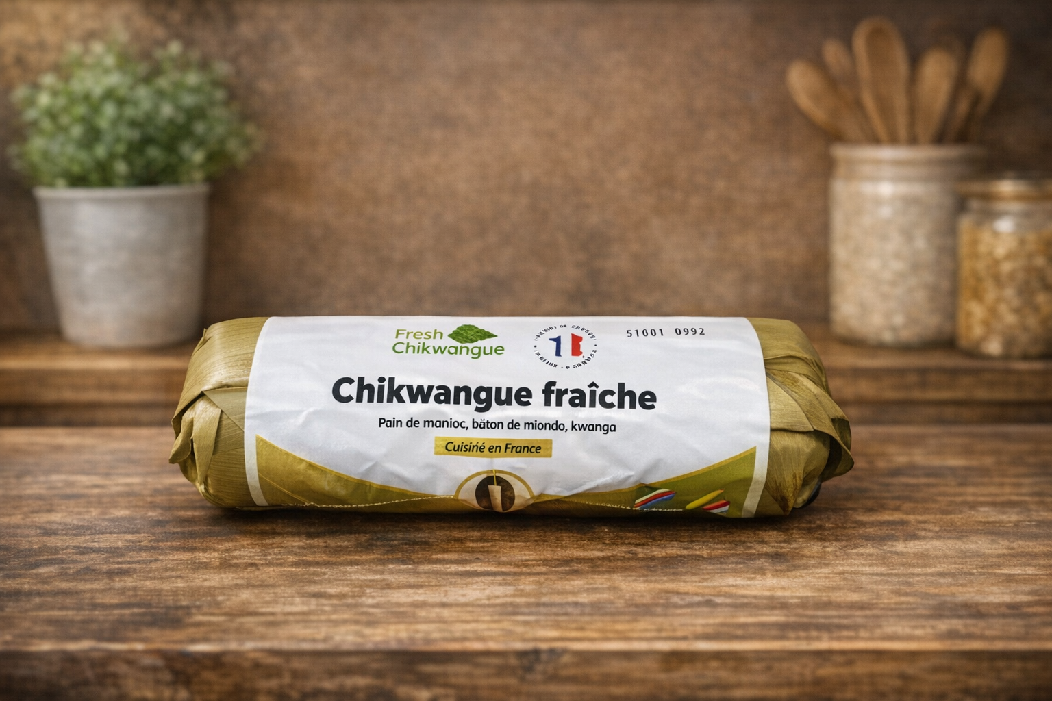 Chikwangue (la pièce)