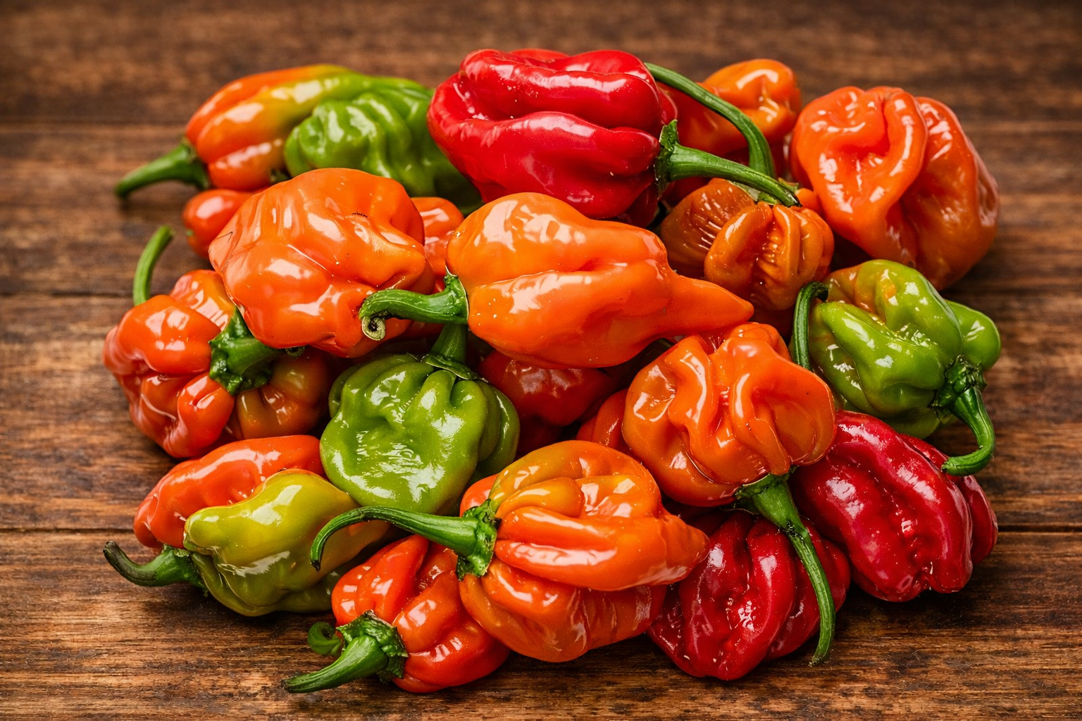 Piments frais ou surgelés