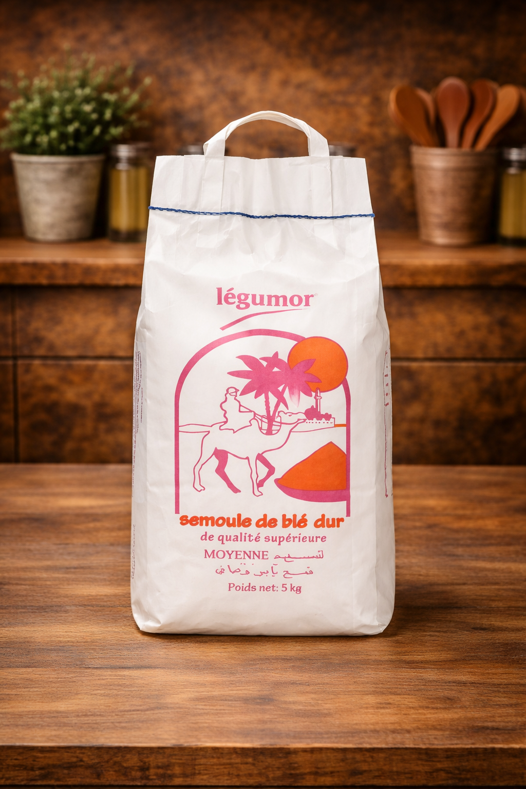 Semoule de blé dur moyen (1kg / 5kg)