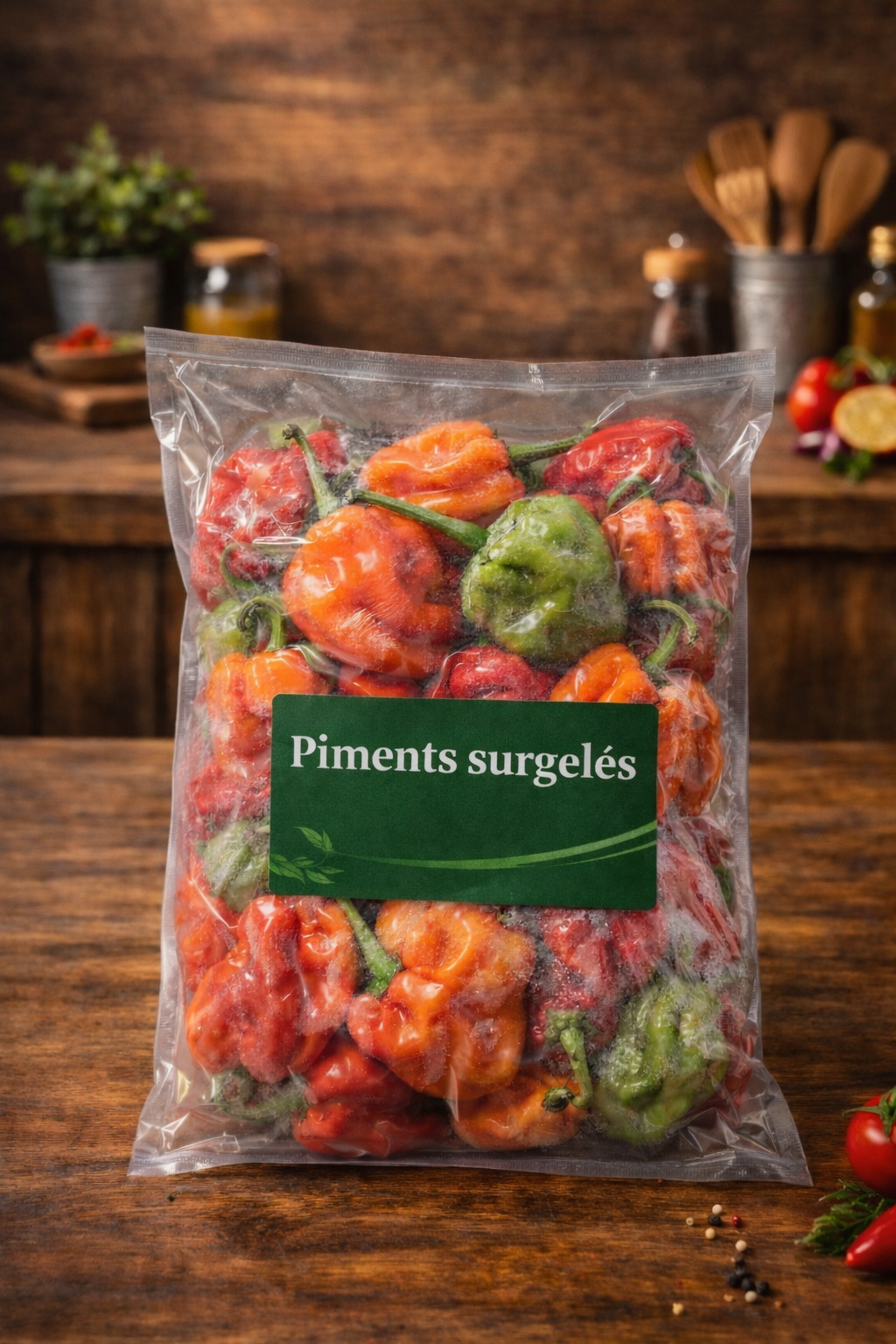 Piments frais ou surgelés